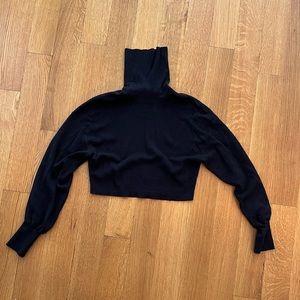 ARITZIA CROPPED WOOL TURTLENECK
